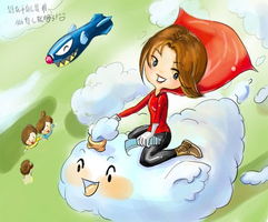 女大学生漫画网上走红月点击量超过40万