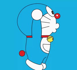 卡通机器猫情侣头像一对两张3