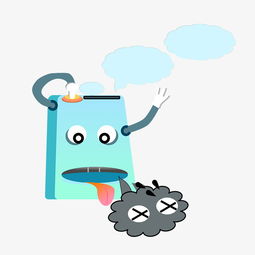 环境环保雾霾病毒手绘插画图片素材其他格式下载动漫人物大全