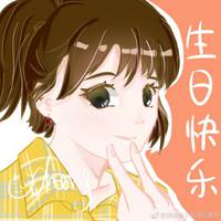 卡通女生可爱头像关晓彤