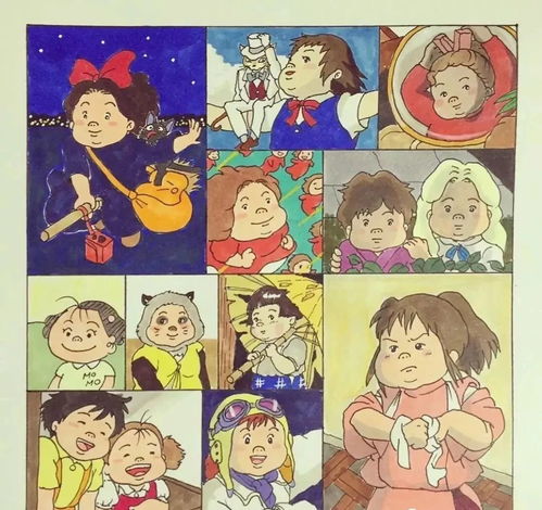 如果宫崎骏设计的动画角色都胖了100斤,你还会喜欢他们吗