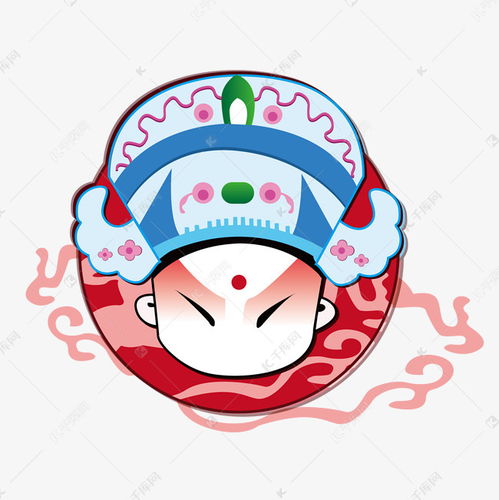卡通京剧人物手绘素材图片免费下载千库网