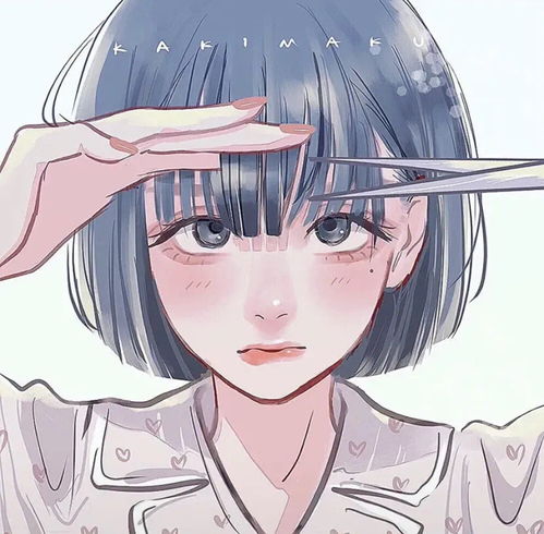 卡通图案女生头像