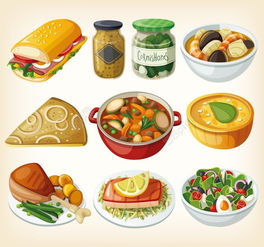 美味食物矢量图免费下载eps格式编号19420633千图网