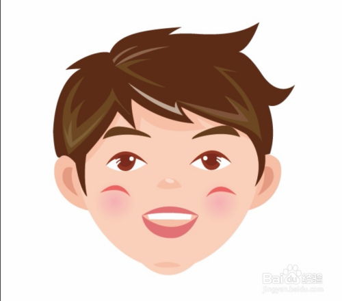 卡通男生头像设计