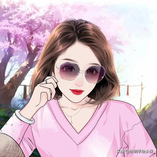 30岁短发女士漫画头像,一定要剪一次短发,网友说真好看