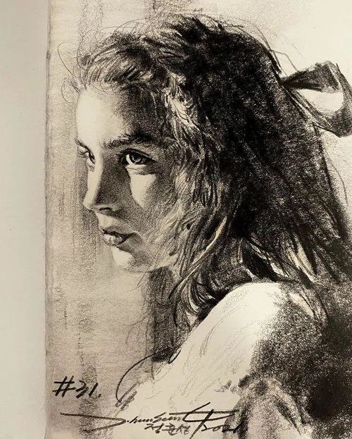 用木炭条画素描,笔触大刀阔斧,调子666,画完它们,秒过艺考