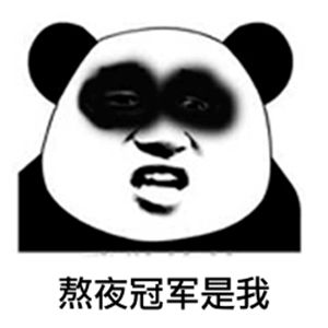 二次元值得拥有的熬夜冠军表情包啊