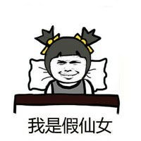 搞笑双马尾坦白微信qq表情包