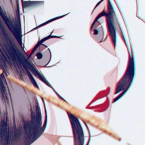 意境古风漫画女生头像芙蓉不及美人妆水殿风来珠翠香