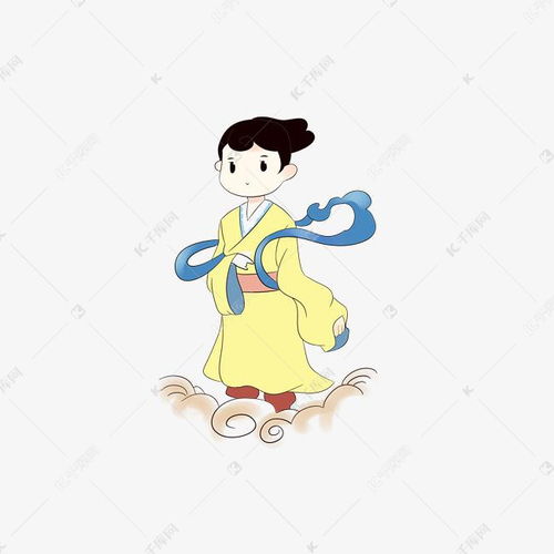 七夕主题卡通人物插画素材图片免费下载千库网