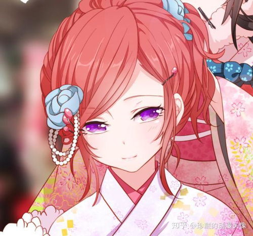 二次元和风女头像
