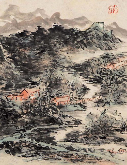 国画大师黄宾虹山水画作品欣赏