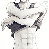 qq头像动漫男头半身男生黑白衬衫动漫卡通动漫