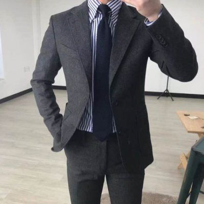 卡通西服头像男生头像安吉