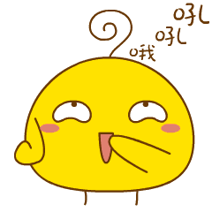 小心鸡微信表情包设计