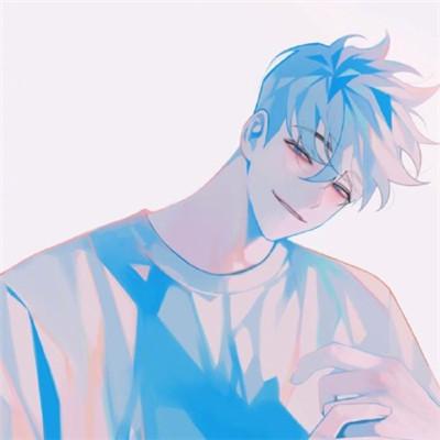 二次元男生放荡不羁的图片