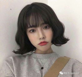 短发女生也可以可爱性感
