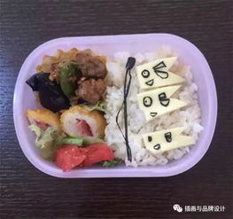 女儿的灵魂涂鸦,被老爸做成惊喜便当