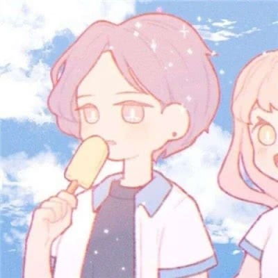 微信头像卡通手绘男情头