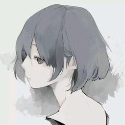 求短发女生动漫手绘头像类似这种的