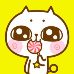 一张动漫猫的图片猫脖子上挂着黄色星星吊坠图片给我一下