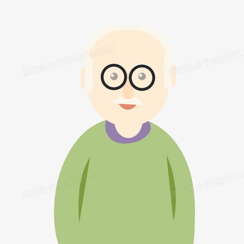 卡通老人头像爷爷头像png图片素材下载头像png熊猫办公
