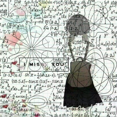 2017带数字公式的动漫情侣头像公式情侣动漫头像一男一女