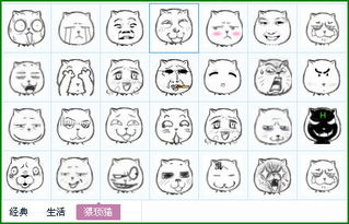 人脸猫表情包