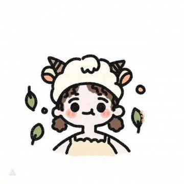 动漫可爱简约女生头像,卡通头像图片