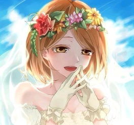 求穿婚纱的动漫女孩头像,越多越好