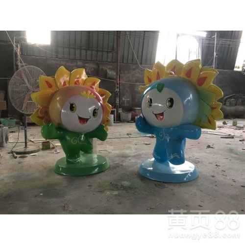 玻璃钢植物卡通雕造型肇庆玻璃钢模型雕塑-黄页88网