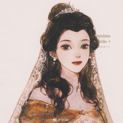 迪士尼公主婚纱画师阿莘