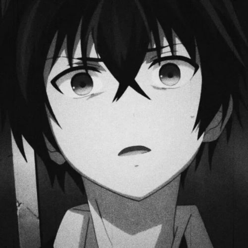 黑白动漫男头帅帅哒