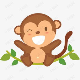 可爱小猴子图标矢量图素材图片免费下载高清卡通手绘psd千库网图片编号7039127