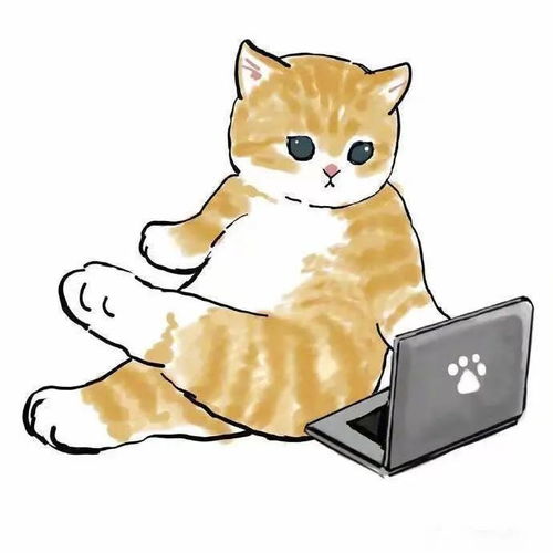 云吸猫动漫猫咪一样很治愈