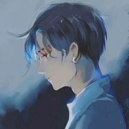 动漫男生头像给我一个暂停键吧,我真的很累了腾讯新闻