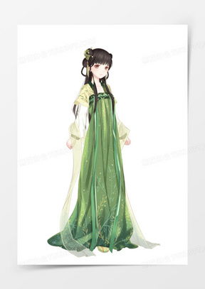古风少女动漫人物画唯美可爱