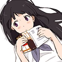 求动漫情侣头像,一个躺着的女孩