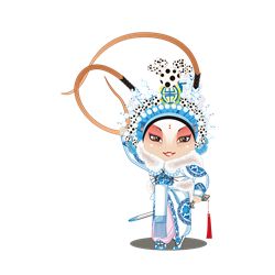 卡通戏曲人物图片头像动画