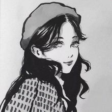 一组酷酷的动漫女生头像