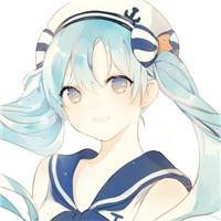 海军服女孩头像卡通图片卡通穿海军服少女头像