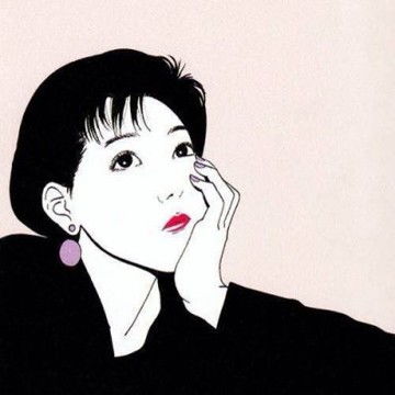 酷酷的手绘动漫女头像