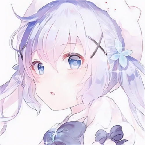 精选蓝色系女生动漫头像,快来康康