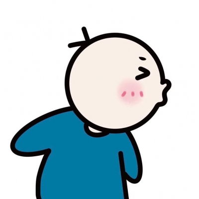 沙雕情头动漫可爱卡通一对
