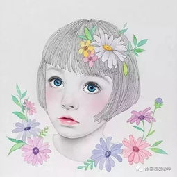 坚持画画一年的韩国美女,她画出了唯美插画,真的好美啊
