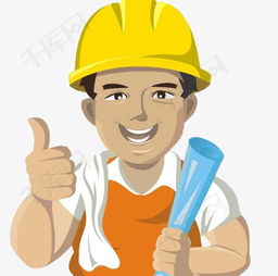 卡通建筑施工人员素材图片免费下载高清装饰图案png千库网图片编号4421469