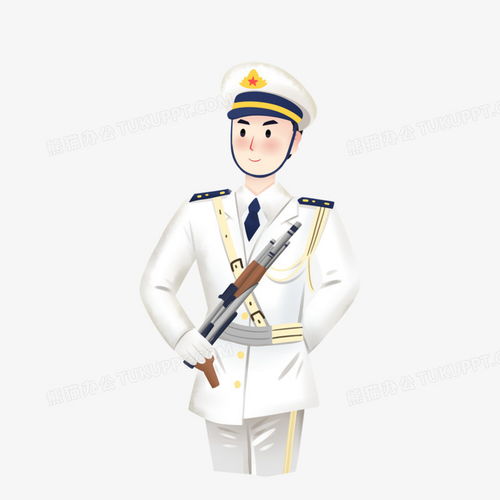 卡通手绘海军军人免抠元素png图片素材免费下载手绘png30003000像素熊猫办公