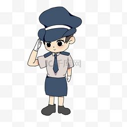 女警卡通图片女警卡通图片素材免费下载千库网