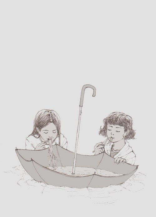 人物素描铅笔画彩绘手绘插画艺术彩堆糖,美好生活研究所